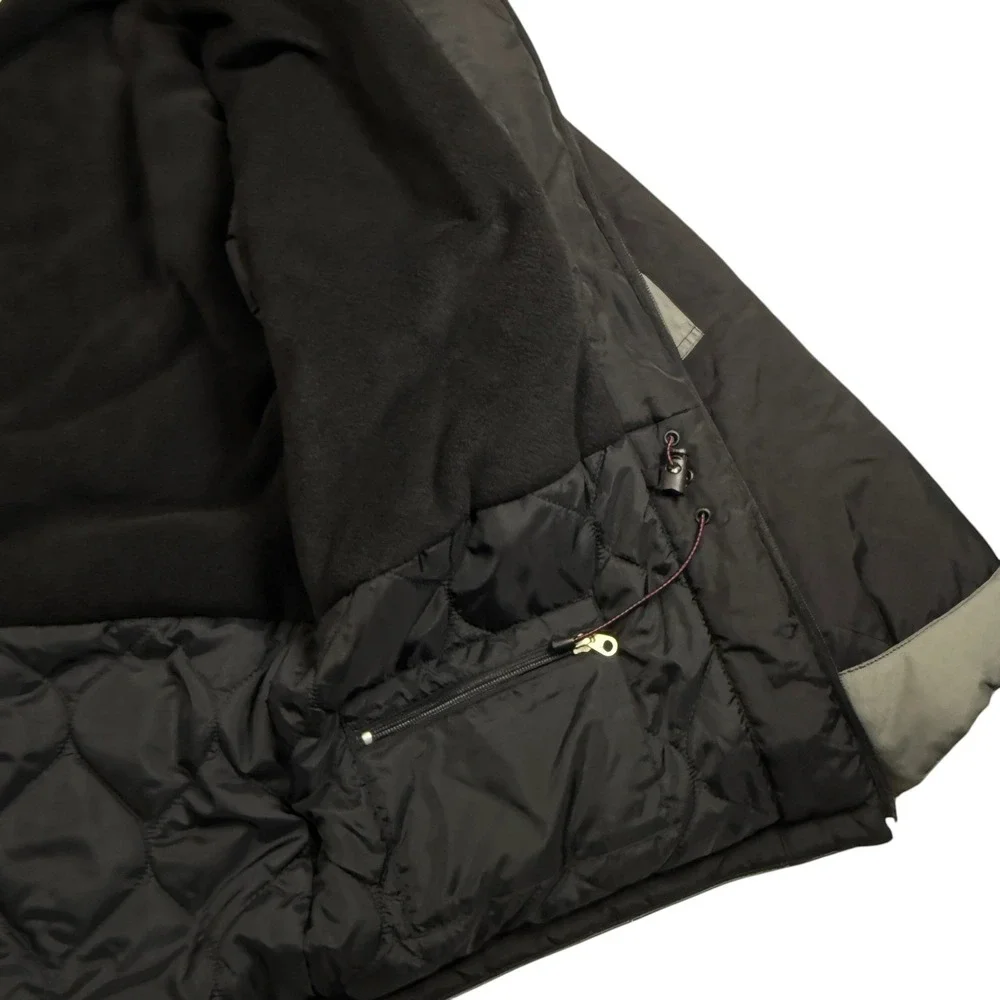 Polo Jeans Co Ralph Lauren Snowboard Jacket Mens XL Black Grey NWT Hood Puffer